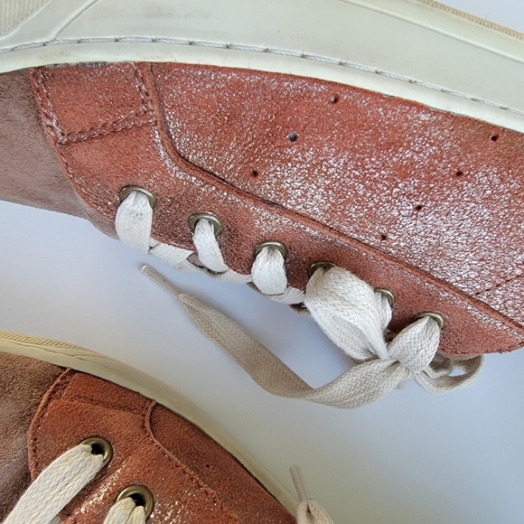 Johnston & Murphy Sneaker Distressed  Suede Leather Size 8 - Picture 10 of 15